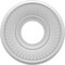 Ekena Millwork Berkshire Thermoformed PVC Ceiling Medallion (Fits Canopies up to 4 1/2"), 10"OD x 3 1/2"ID x 3/4"P CMP10BE - alternate 1